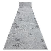LÄUFER Strukturell MEFE 80/110 cm - Grau, Textil (80/110cm) - rugsX