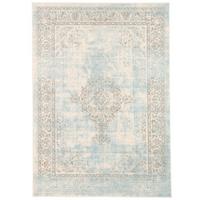 DESIGNER TEPPICH PASSION VINTAGE BORDÜRE - Blau/Beige, Textil (80/150cm) - Pergamon