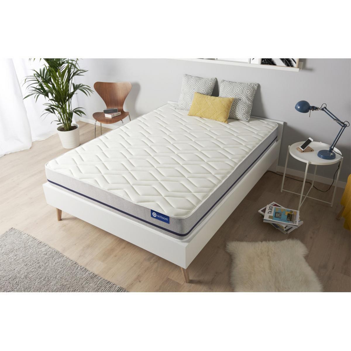 MATRATZE Actimemo soft Memory-Schaum 160 x 200 cm h2 - Weiß, Textil (160/200cm) - ACTISOM