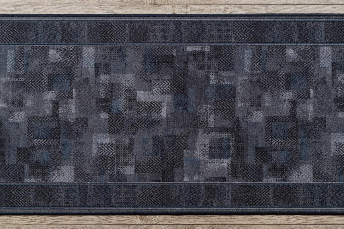 LÄUFER Antirutsch TRIBE 80/370 cm - Anthrazit, Textil (80/370cm) - rugsX