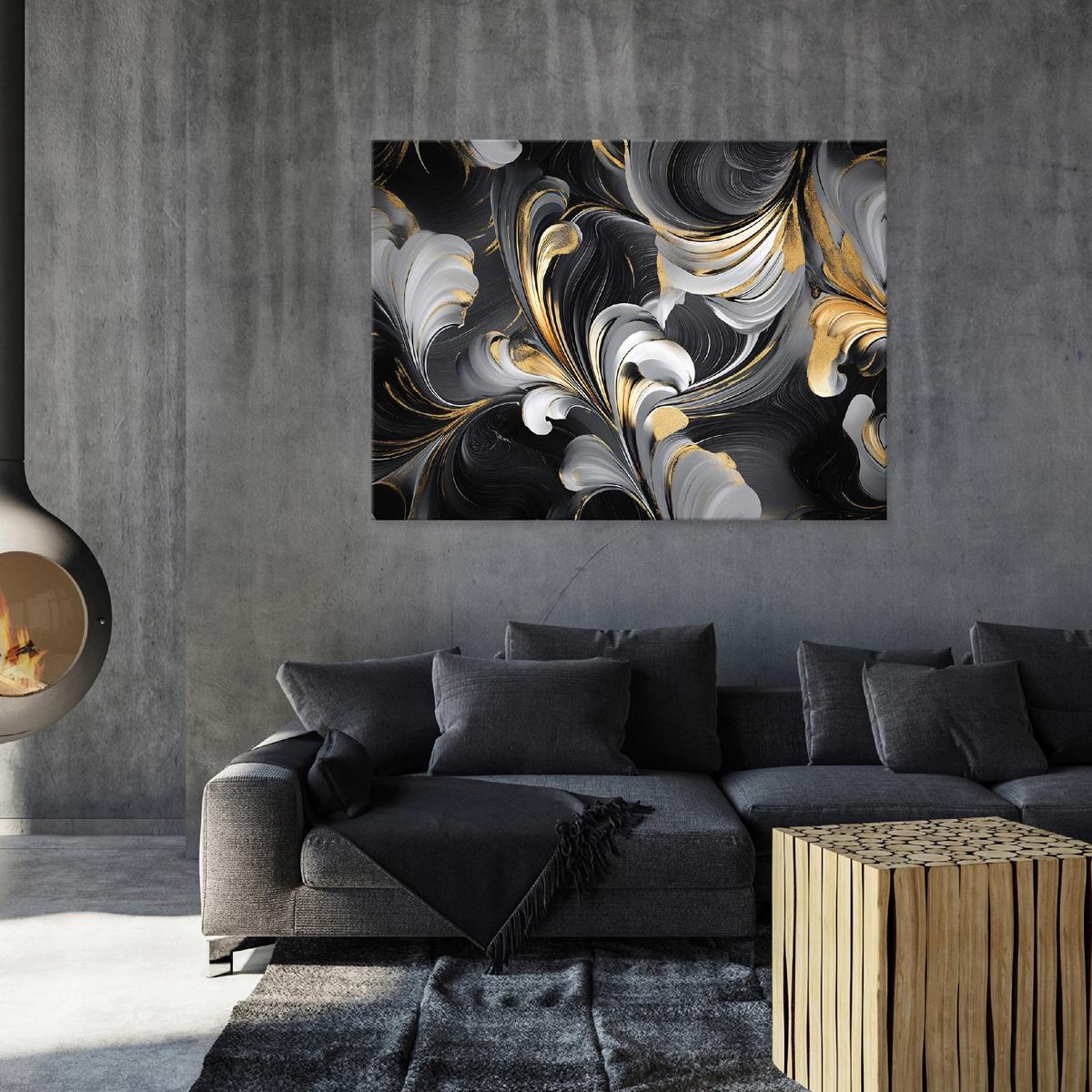 LEINWANDBILD Abstrakt Modern 60x40 - Multicolor, Holzwerkstoff (60/40cm) - Wallarena