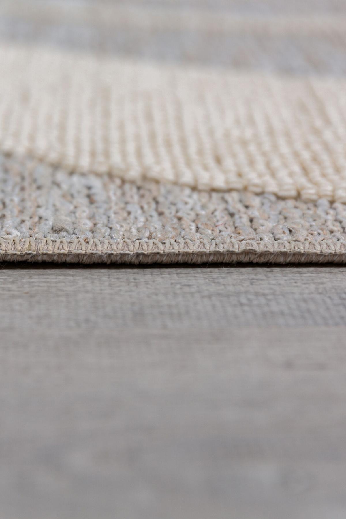 TEPPICH Waschbar LEAM, abstrakt, Grau, 78 x 230 cm - Grau, Textil (230/78cm) - KADIMA DESIGN