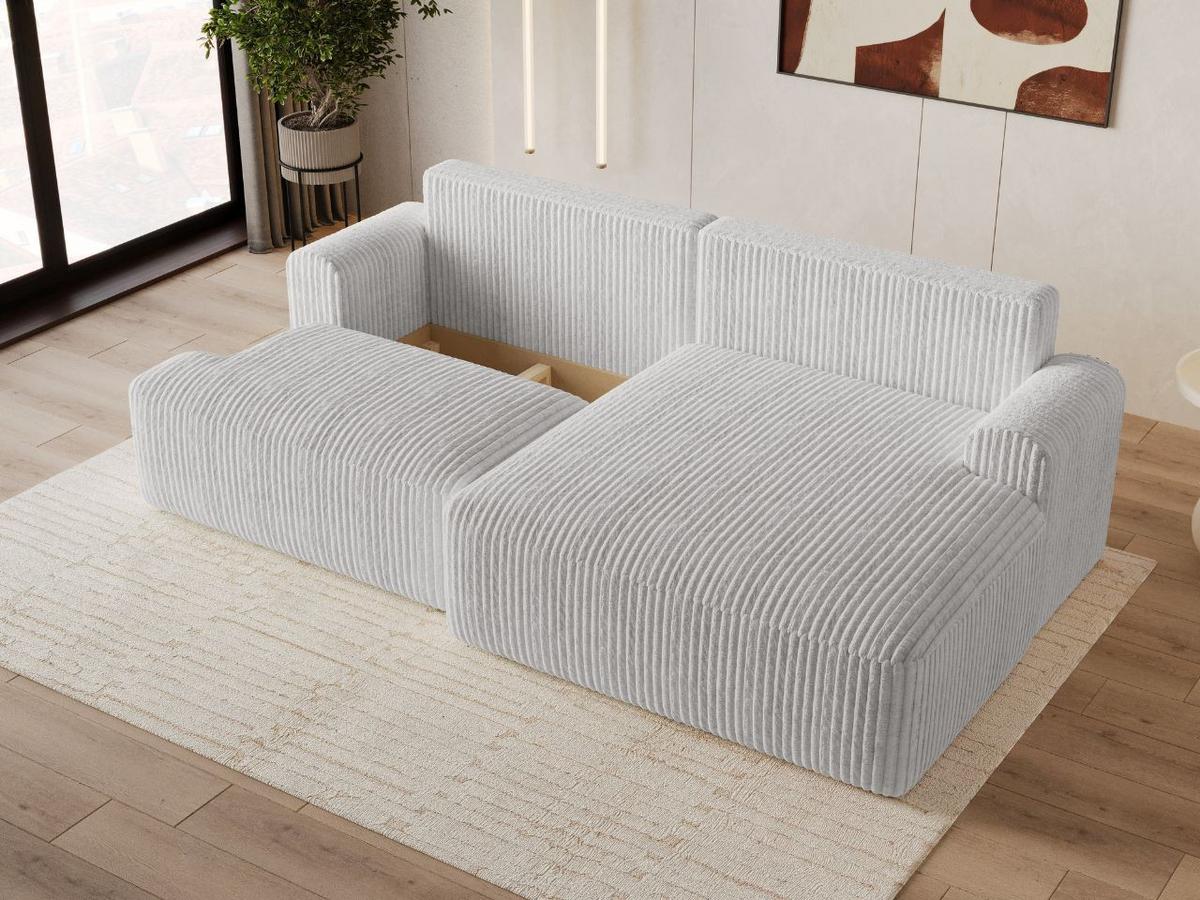 ECKSOFA Serene Grau Rechts - Grau, Holz/Textil (145/259cm) - Graingold