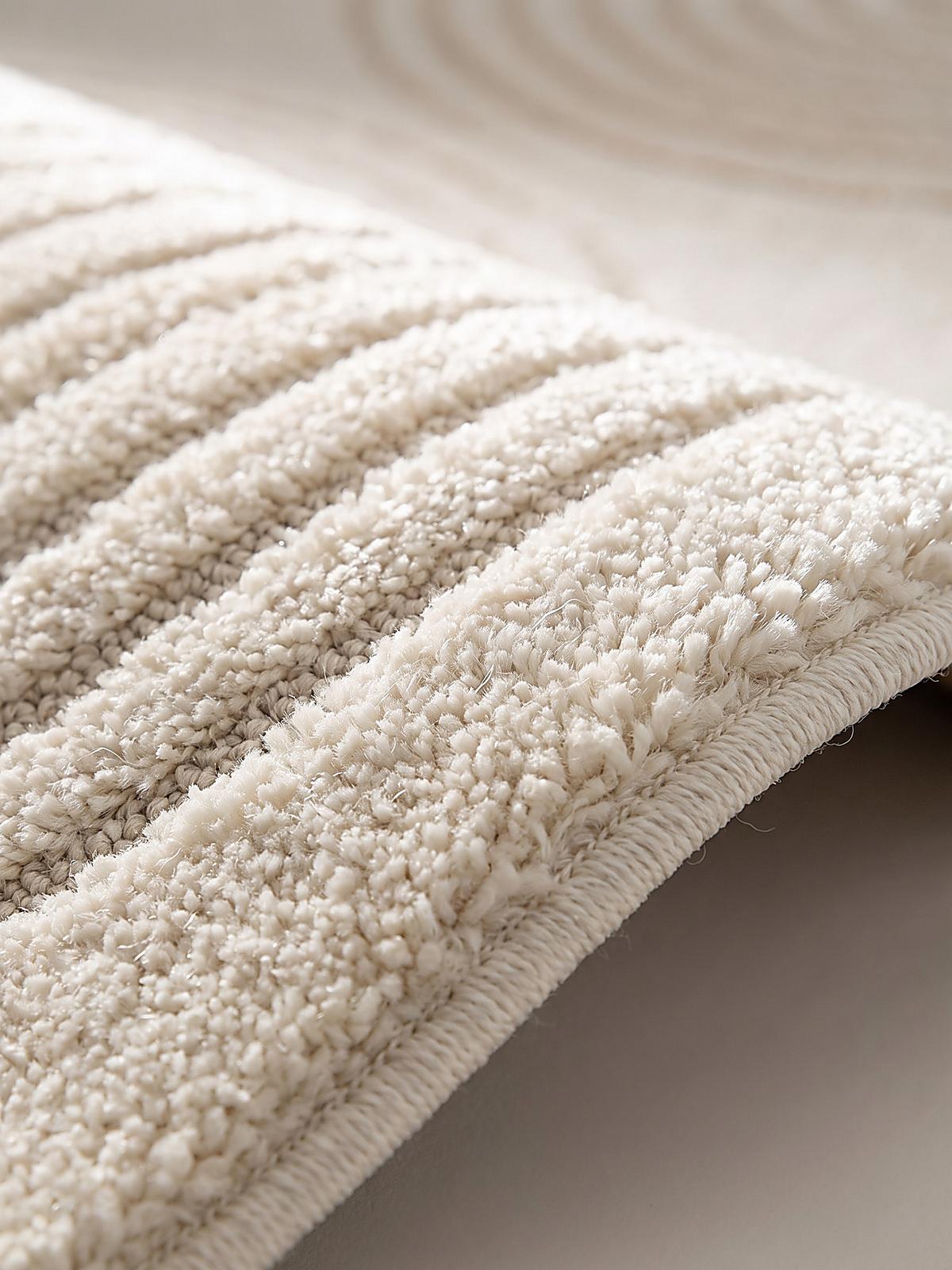 KURZFLORTEPPICH Geometrisch MUOTA Polypropylen Creme 120 x 160 cm - Beige, Textil (120/160cm) - KADIMA DESIGN