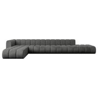 ECKSOFA modulares Sofa Zuvon-L3 - 478x177x70 cm Dunkelgrau - Dunkelgrau, Holzwerkstoff/Textil (478/177cm) - ALTDECOR