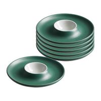 EIERTELLER Jasper grün ø 12 cm 6er Set - Grün, Keramik (12/2.5/12cm) - Ritzenhoff Breker