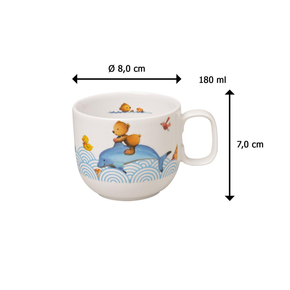 FRÜHSTÜCKSSET Happy as a Bear bunt 2-tlg. - Multicolor, Keramik (2/2/2cm) - Villeroy & Boch