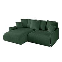 ECKSOFA Ottomane links ONESK-L -v1 216x177x72 Grün Cord - Grün, Holzwerkstoff/Kunststoff (216/177cm) - ALTDECOR