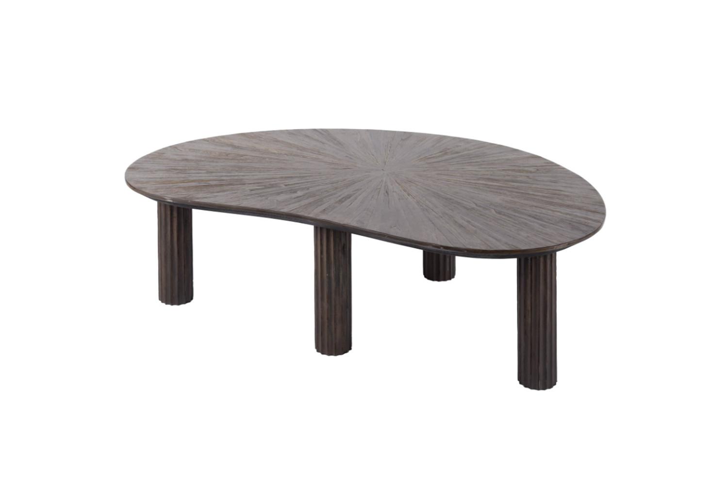 COUCHTISCH INKA Braun Teakholz - Braun, Teakholz/Holz (68/110/36cm) - KAWOLA
