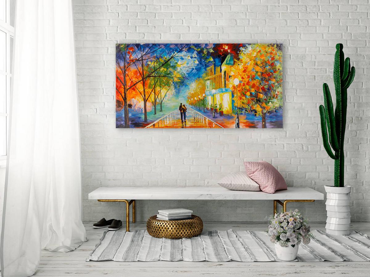 ACRYLBILD HANDGEMALT 120/60 cm - Multicolor, Holz/Textil (120/60cm) - KUNSTLOFT
