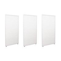 PANEELE FÜR PERGOLA 3ER-SET Weiß 3er-Set-Set - Weiß, Metall (271/204/4cm) - MCW