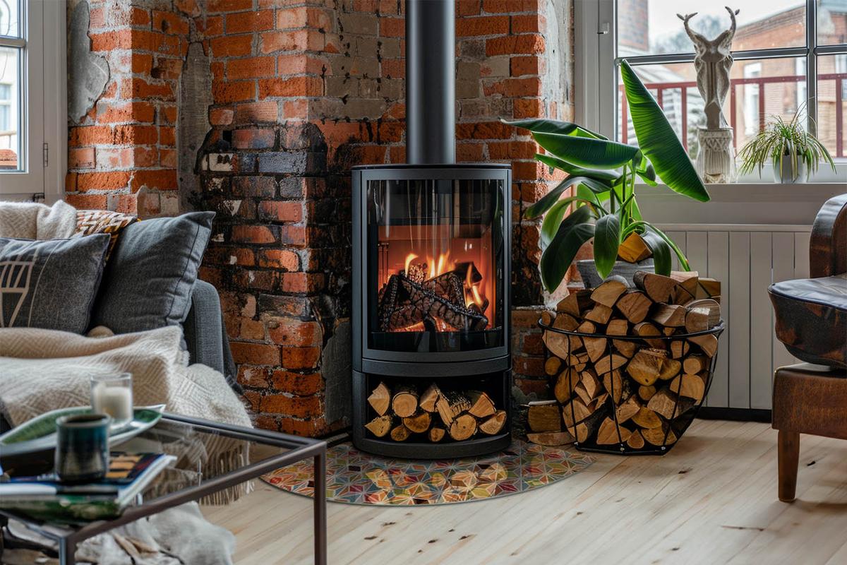 GLASPLATTE für Kamin 100x100 cm - Braun, Glas (100/100/0.4cm) - TULUP