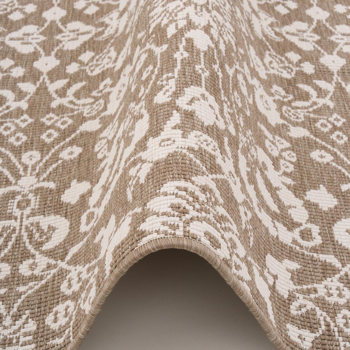 IN- UND OUTDOOR TEPPICH LÄUFER BEIDSEITIG NEWPORT - Beige, Textil (80/160cm) - Snapstyle