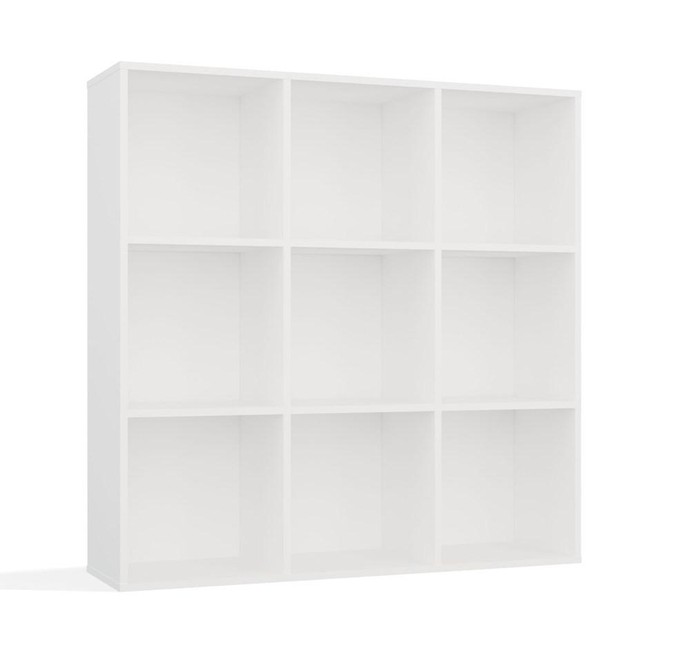 BÜCHERREGAL Weiß 110/110/30 - Weiß, Holzwerkstoff (110/110/30cm) - RAUMHIRSCH FURNITURE