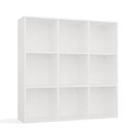 BÜCHERREGAL Weiß 110/110/30 - Weiß, Holzwerkstoff (110/110/30cm) - RAUMHIRSCH FURNITURE