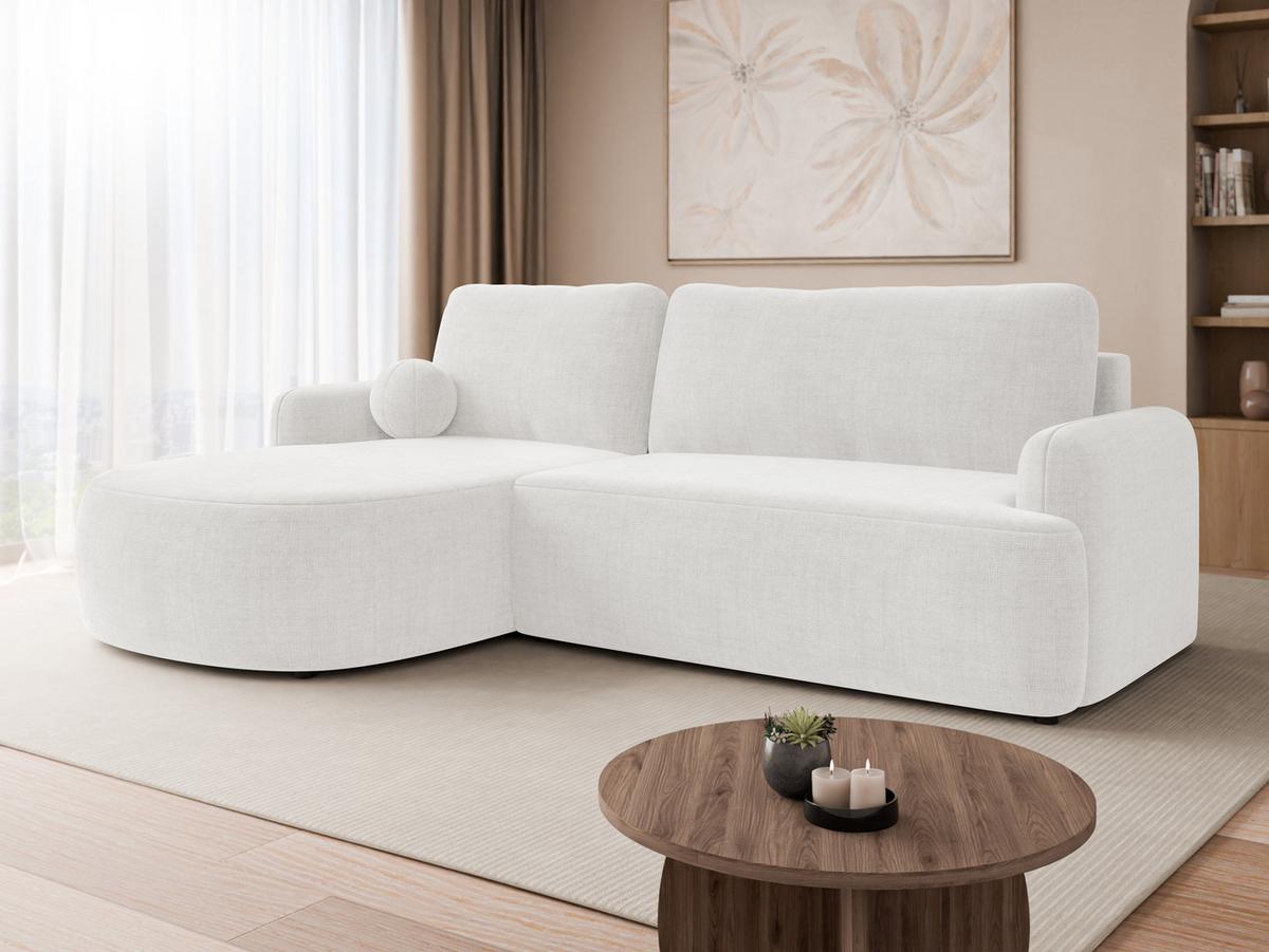 ECKSOFA Loridu Premium, Seite: Links - Creme/Schwarz, Holz/Kunststoff (250/174cm) - MIRJAN24