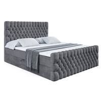 BOXBETT SERENE-Z - 120 x 200 - H3 - Dunkelgrau - Dunkelgrau, Holzwerkstoff (120/200cm) - ALTDECOR