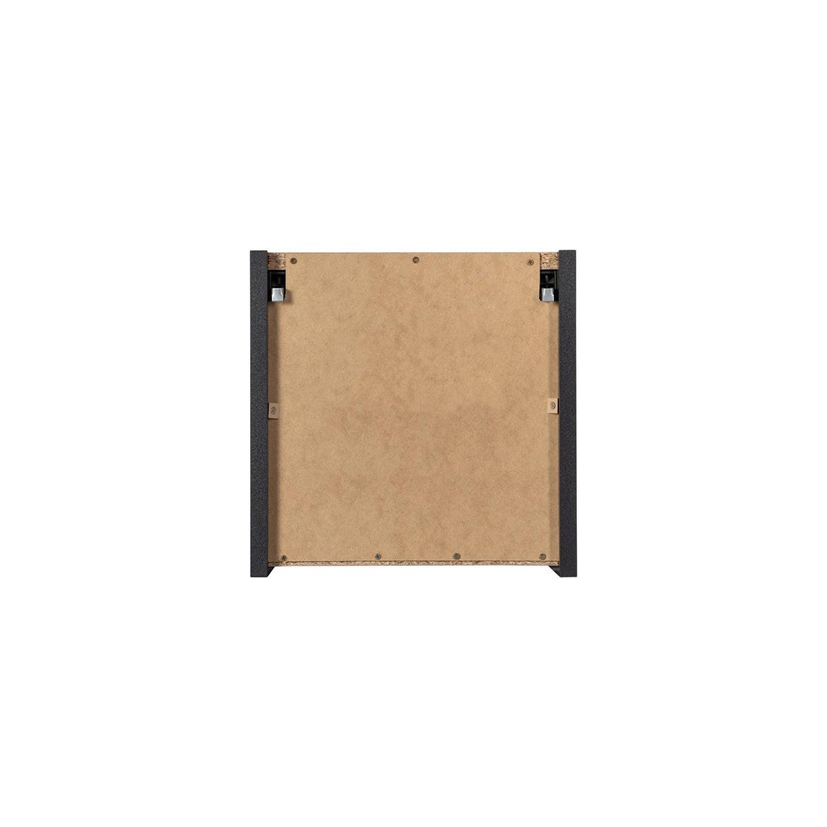 HÄNGESCHRANK 1 Tür Riva Schwarz - Schwarz, Holzwerkstoff (30/30/19cm) - Petits-meubles