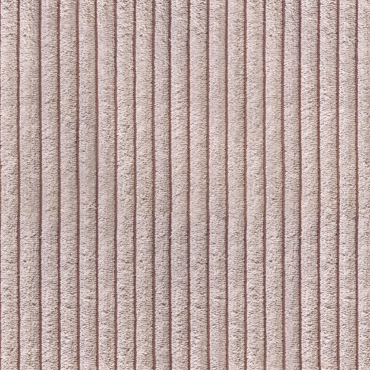 BIG HOCKER MADELINE Pink Cord - Rosa, Textil (120/43/120cm) - KAWOLA