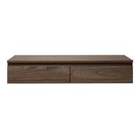 TV-LOWBOARD Bemmi Slim 2-türig, Holzoptik Walnuss Wisconsin, 100 cm - Dunkelbraun, Holzwerkstoff (100/18.2/31.6cm) - Selsey