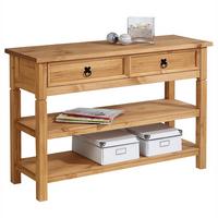 KONSOLENTISCH TEQUILA - Kieferfarben, Holz (37/110/78cm) - IDIMEX