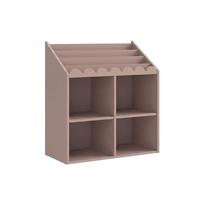 BÜCHERREGAL Book Nook Rose - Rosa, Holzwerkstoff (71/76/33cm) - Petits-meubles