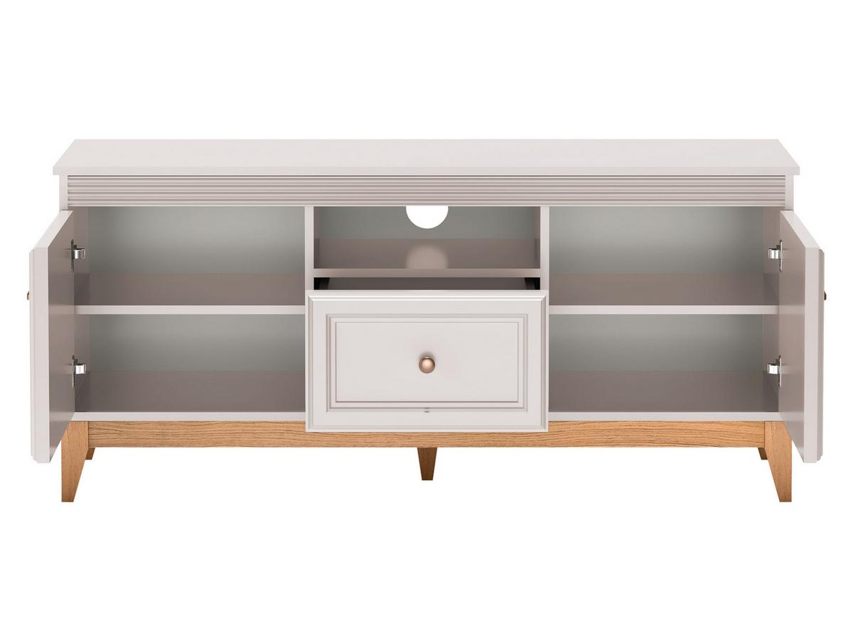 TV-LOWBOARD Windsor W-08 - Kaschmir/Eichefarben, Holz/Holzwerkstoff (136/62/41cm) - MIRJAN24
