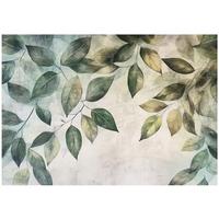FOTOTAPETE Blätter Grün Natur Wohnzimmer Vlies Tapete 400x280 - Multicolor, Papier (400/280cm) - Wallarena