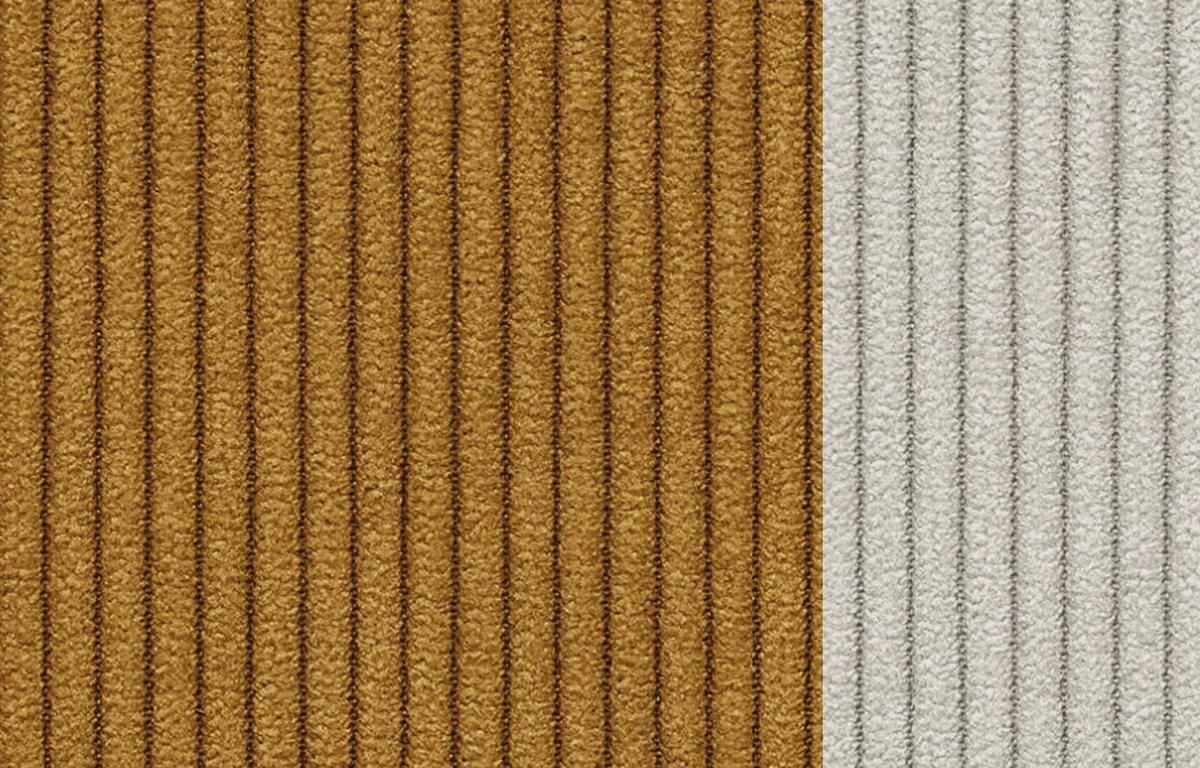 SESSEL OLI in Cordstoff safran - Gelb, Holz/Textil (130/91/108cm) - Wozimo