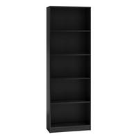 BÜCHERREGAL Schwarz 40/182/30 - Schwarz, Holzwerkstoff (40/182/30cm) - RAUMHIRSCH FURNITURE