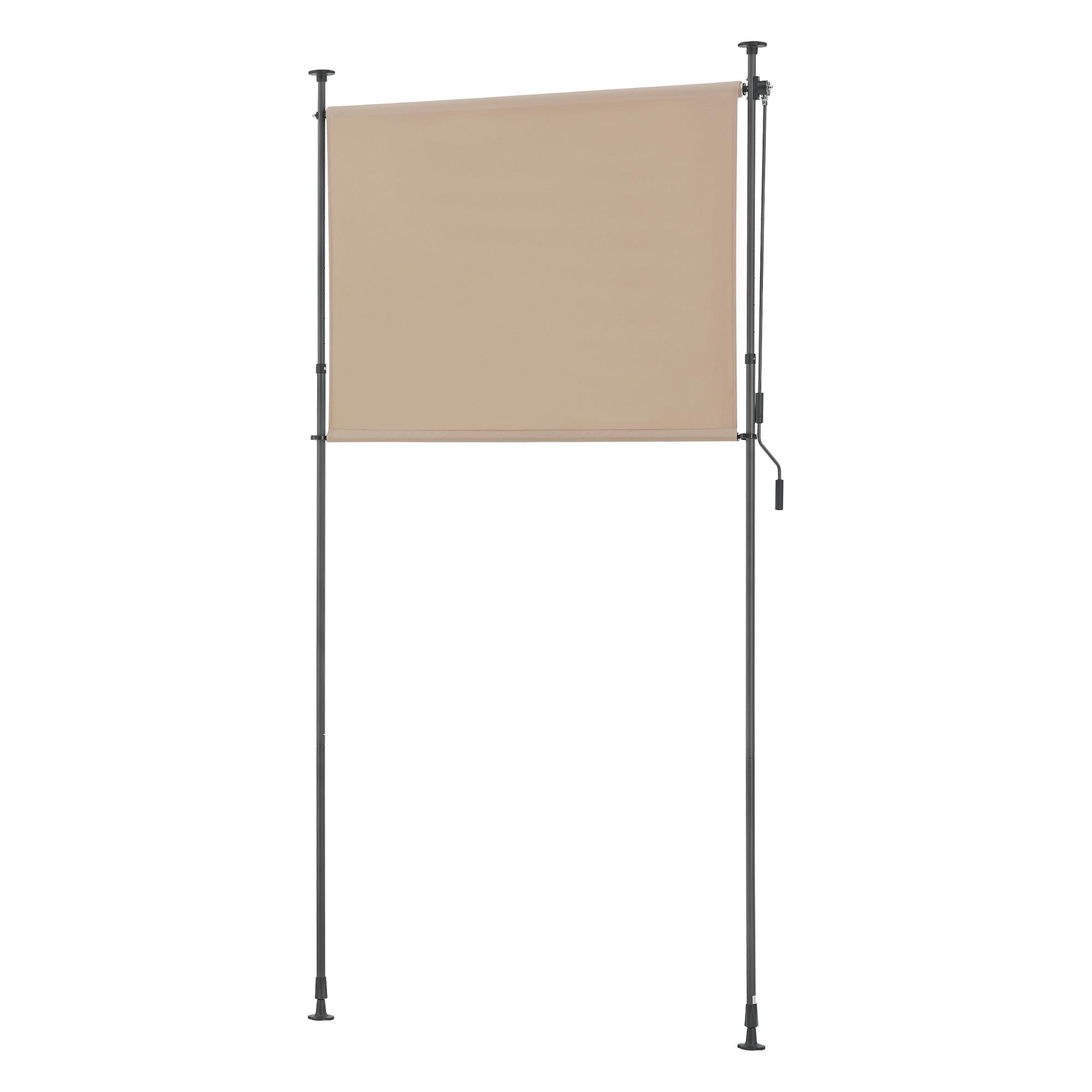 KLEMMMARKISE Cimarra - Sandfarben, Textil/Metall (150/270cm) - pro.tec