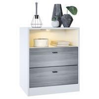 KOMMODE Pino Fronten in Avola-Anthrazit - Anthrazit, Holzwerkstoff (56/67.5/36cm) - Vladon