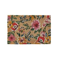 FUSSMATTE Bunt 40/60 cm Kita - Multicolor, Naturmaterialien (40/60cm) - Beliani