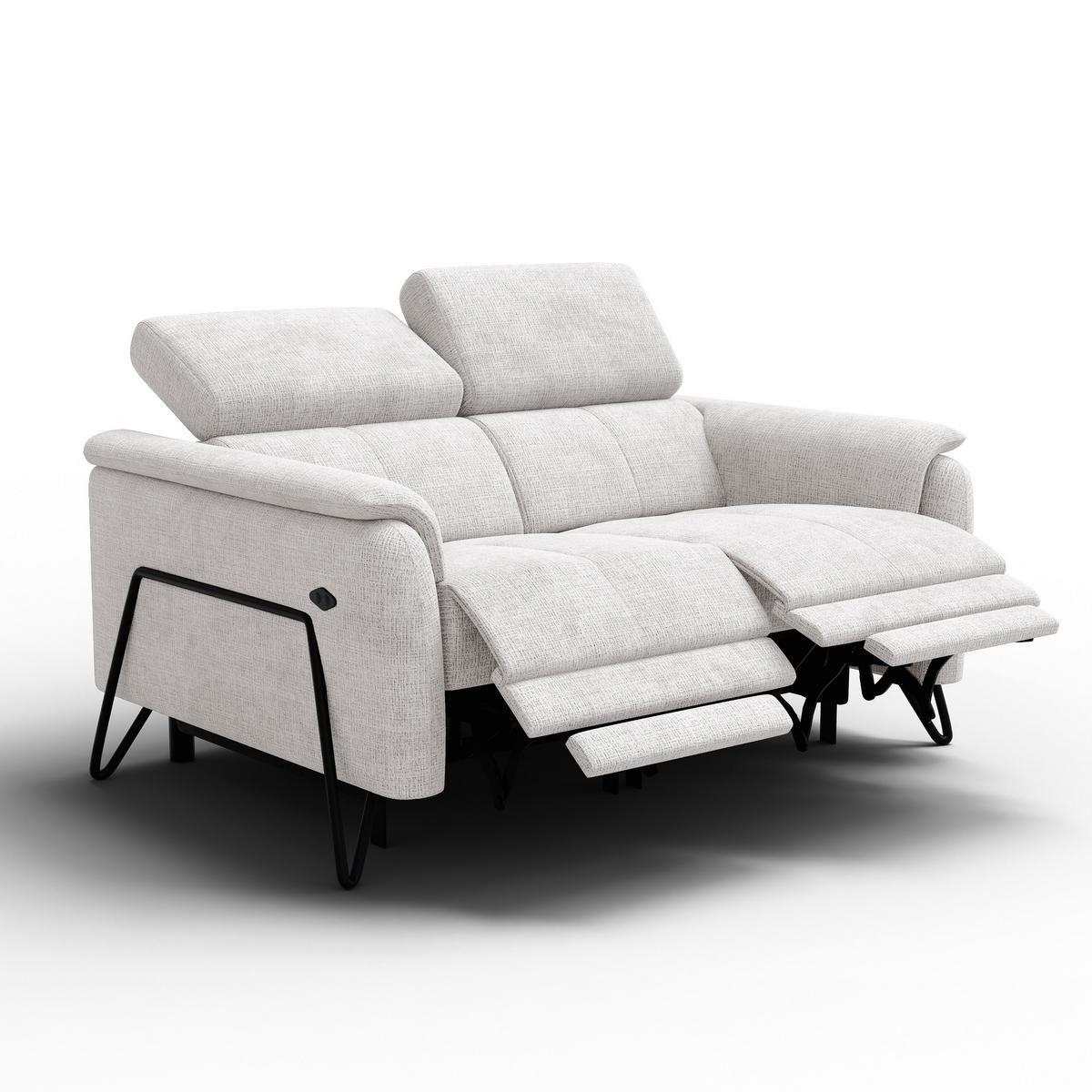 RELAXSOFA RODEN 2-Sitzer, creme - Creme, Holz/Textil (152/82/103cm) - Wozimo
