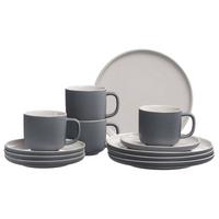 KAFFEESERVICE Jasper grau 12-tlg. - Grau, Keramik (2/2/2cm) - Ritzenhoff Breker