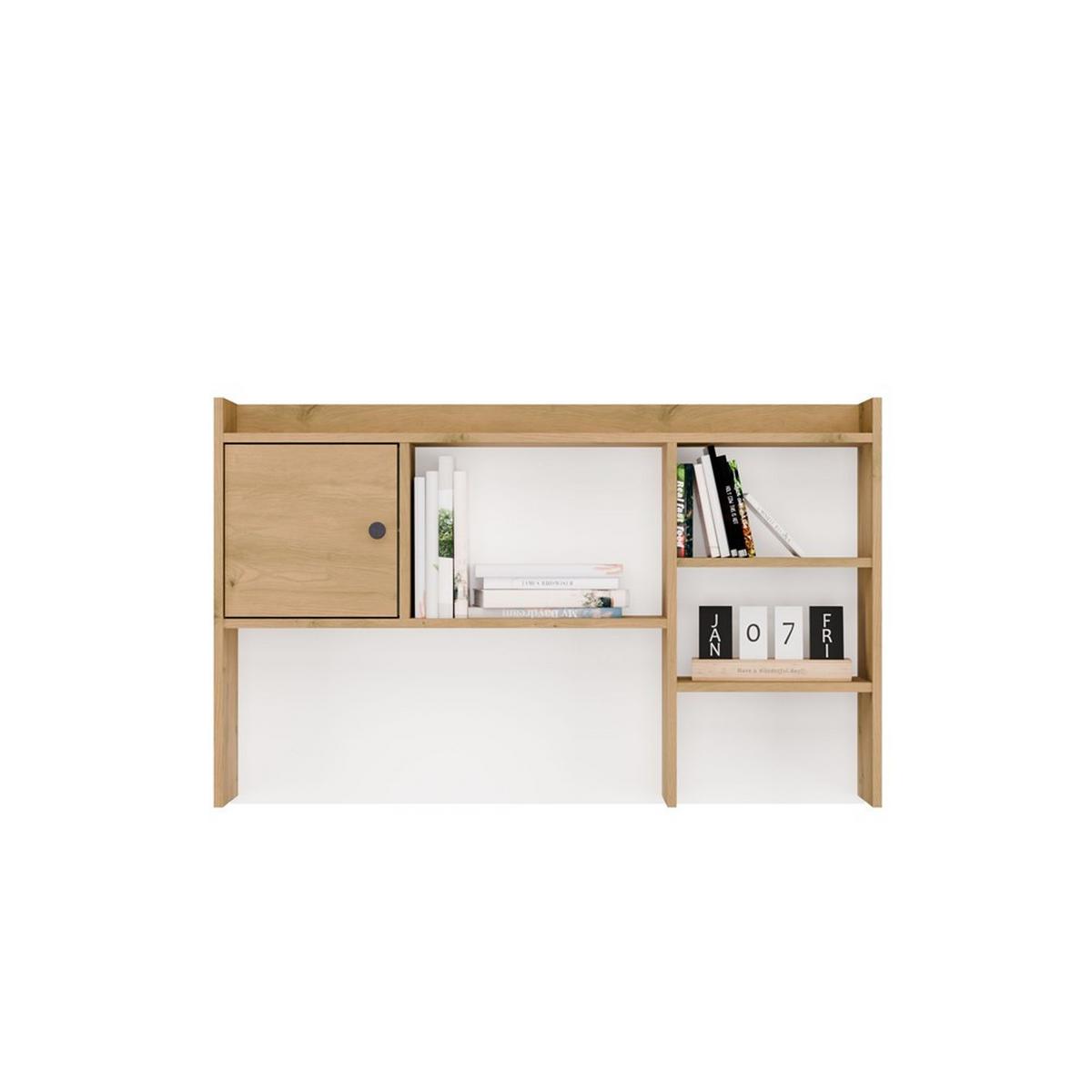 REGAL-SCHREIBTISCH Artisan Eiche 114/70/18 - Eiche Artisan, Holzwerkstoff (90/50/70cm) - RAUMHIRSCH FURNITURE
