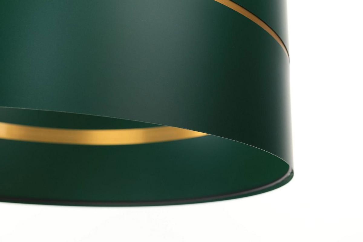 HÄNGELEUCHTE Grün 30/21 cm - Goldfarben/Grün, Kunststoff (30/0.45/21cm) - ONZENO