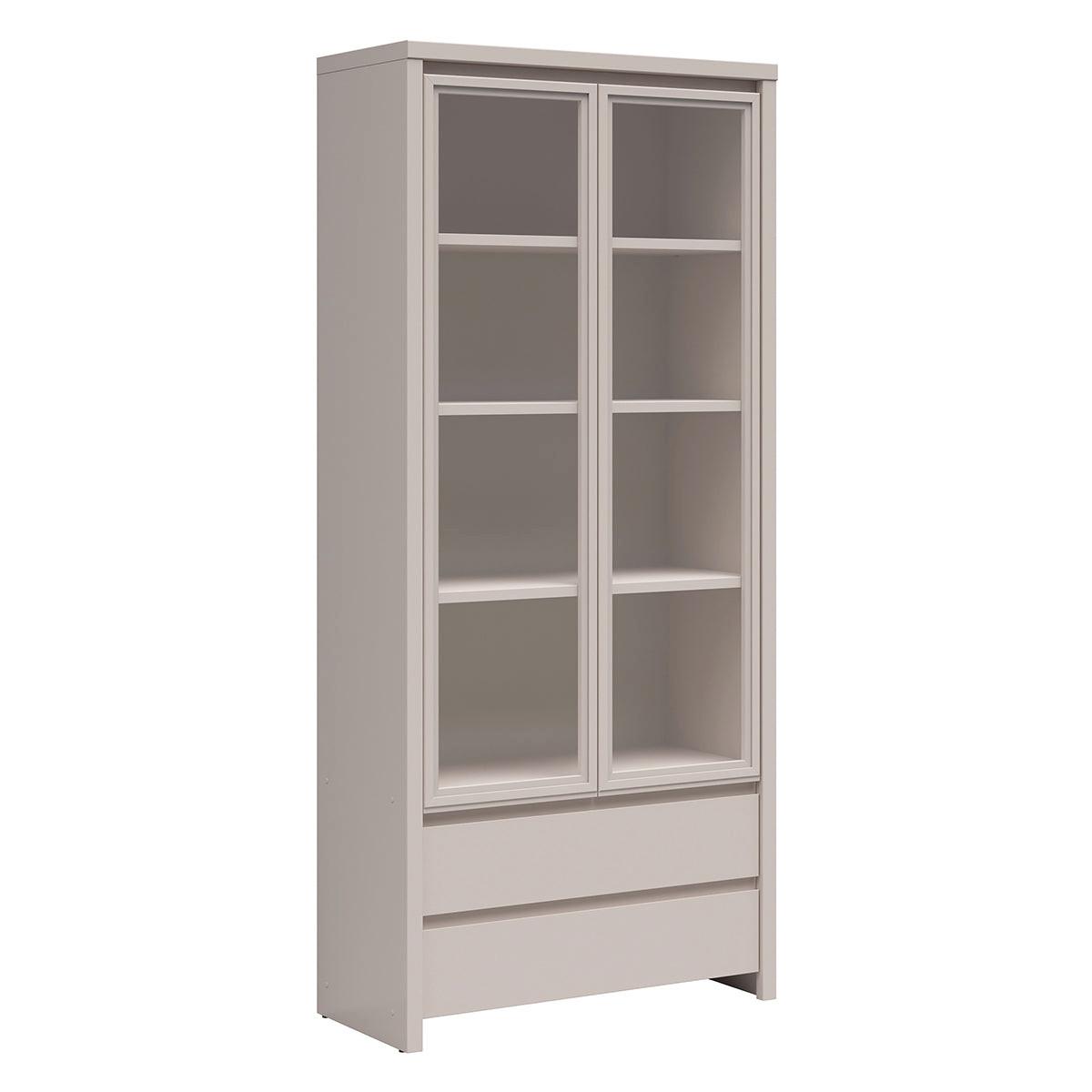 GESCHIRRSCHRANK Soren Kaschmir - Beige, Holzwerkstoff (90/200.5/40.5cm) - Petits-meubles