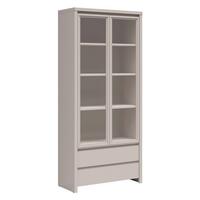 GESCHIRRSCHRANK Soren Kaschmir - Beige, Holzwerkstoff (90/200.5/40.5cm) - Petits-meubles