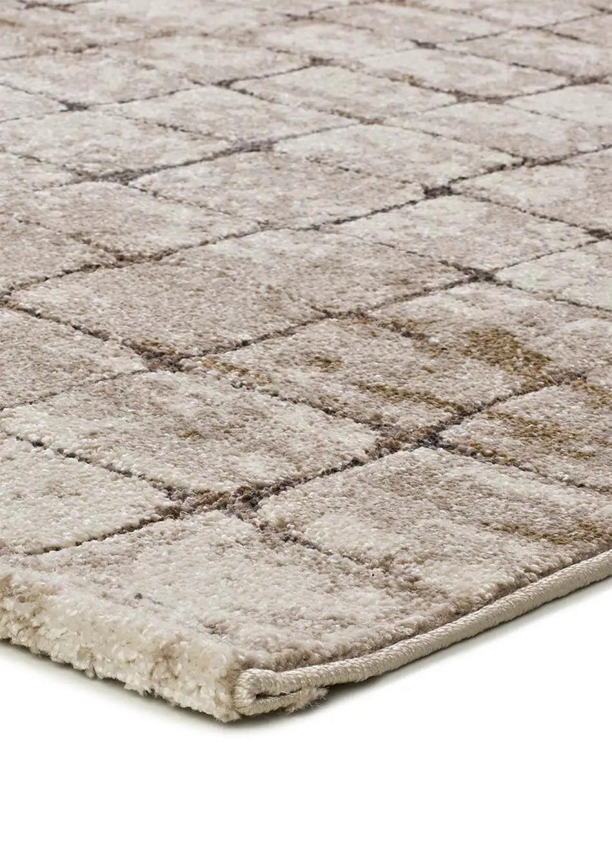 KURZFLORTEPPICH Creme / Braun Ceres 160/235 cm - Creme, Textil (160/235cm) - Atticgo