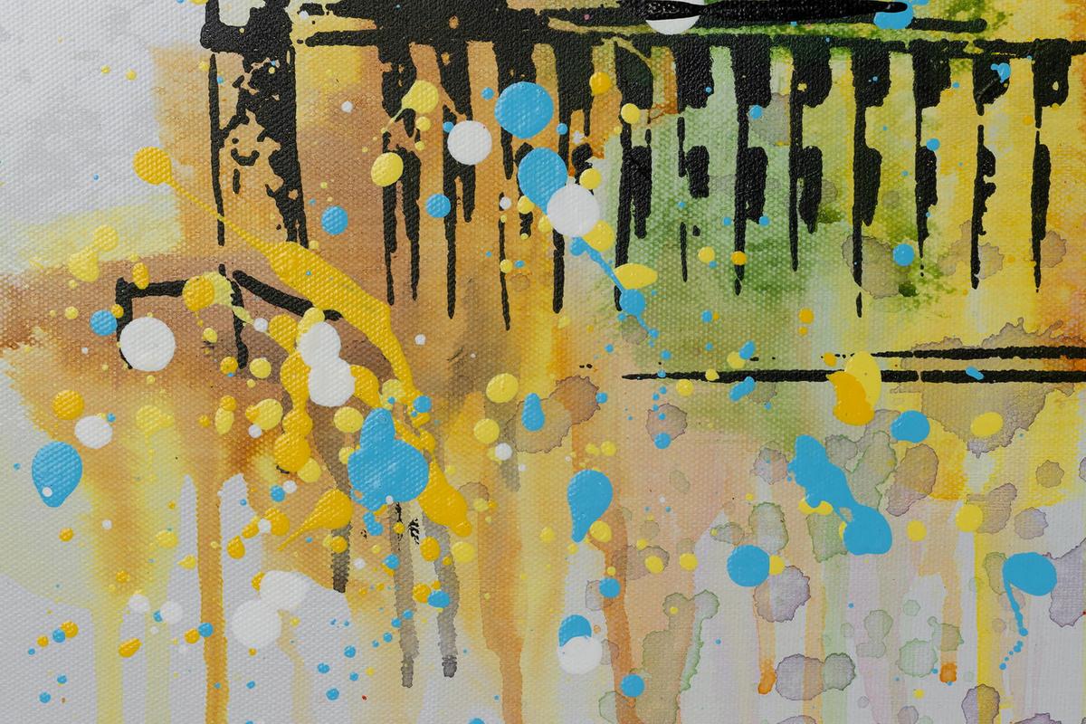 ACRYLBILD HANDGEMALT 120/60 cm - Multicolor, Holz/Textil (120/60cm) - KUNSTLOFT