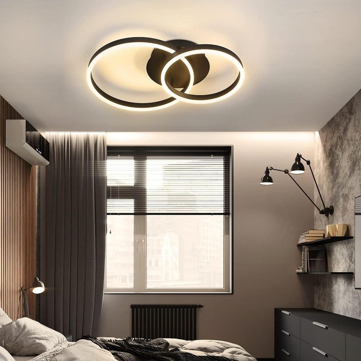 LED-DECKENLEUCHTE Peldar 65.0/98.0/12.0 cm - Goldfarben, Metall (98/65/12cm) - ZMH