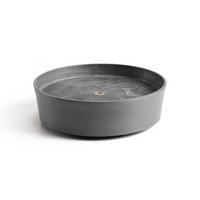 BLUMENTOPFUNTERSETZER mit Rädern 28,7/28,7/8,3 cm Grau - Grau, Kunststoff (28.7/8.3cm) - Ecopots