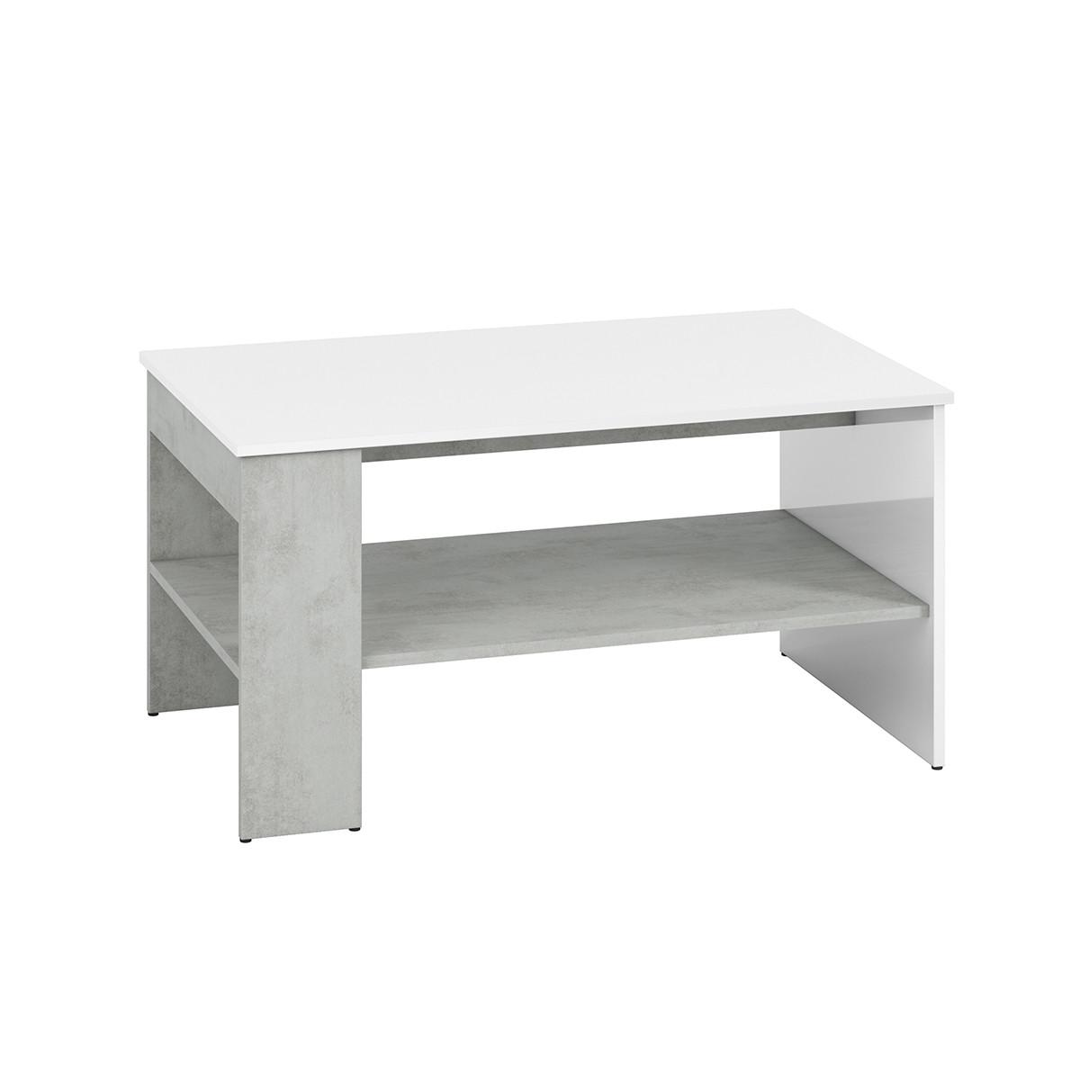 COUCHTISCH Orion Weiß - Weiß, Holzwerkstoff (60/100/52cm) - Petits-meubles