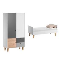 BABYZIMMER 2-teilig Concept Holz - Braun, Holzwerkstoff (144.5/97/75cm) - Petits-meubles