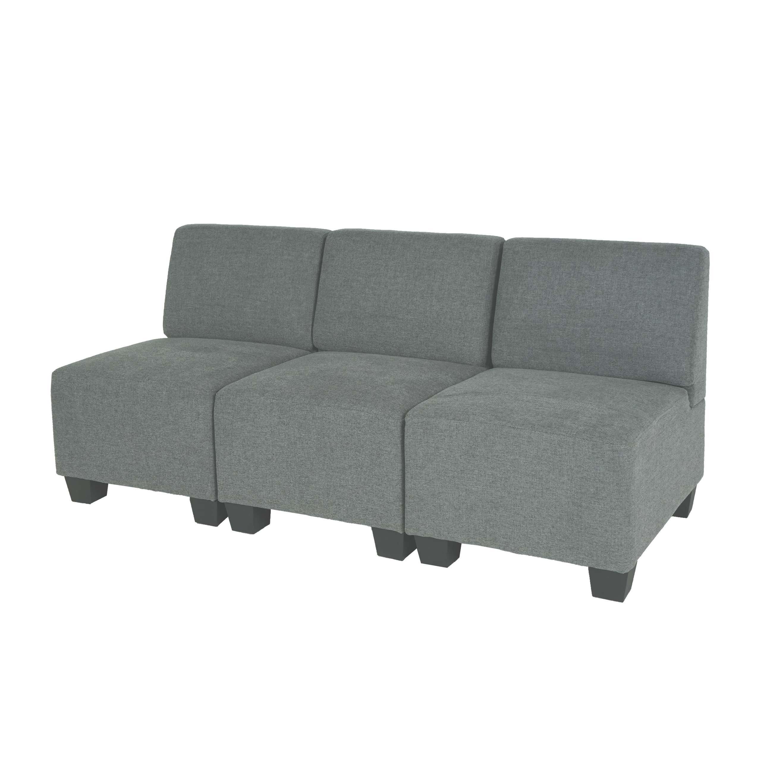 3-SITZER SOFA Grau - Grau, Textil (171/76/72cm) - MCW