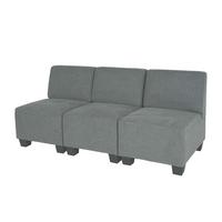 3-SITZER SOFA Grau - Grau, Textil (171/76/72cm) - MCW
