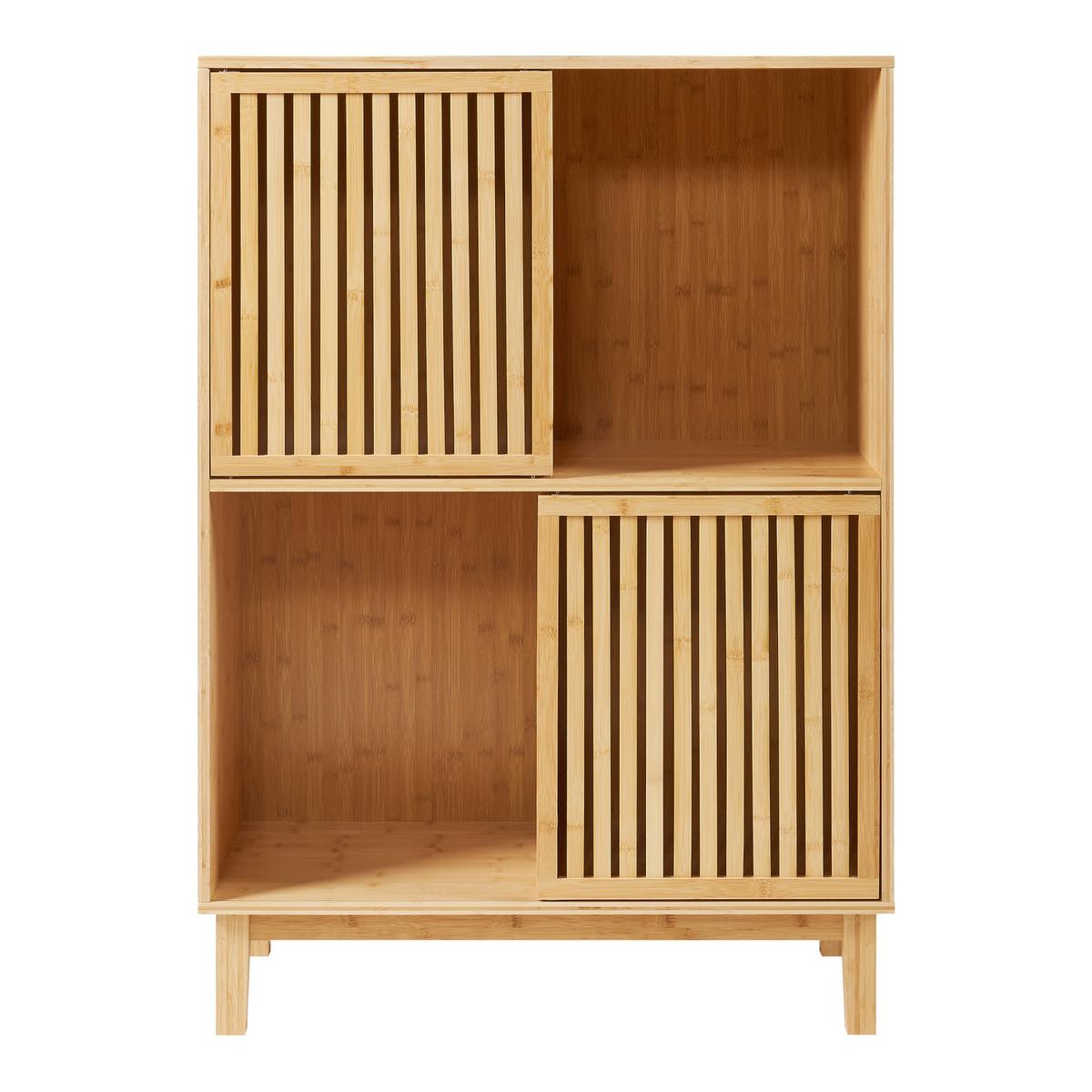 BÜCHERREGAL Ypäjä - Naturfarben, Holz (83.5/120/39cm) - [en.casa]