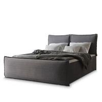 BOXBETT MONTA 140x200 cm mit Matratze und Topper - Graphitfarben - Graphitfarben, Holz (140/200cm) - MASSENO