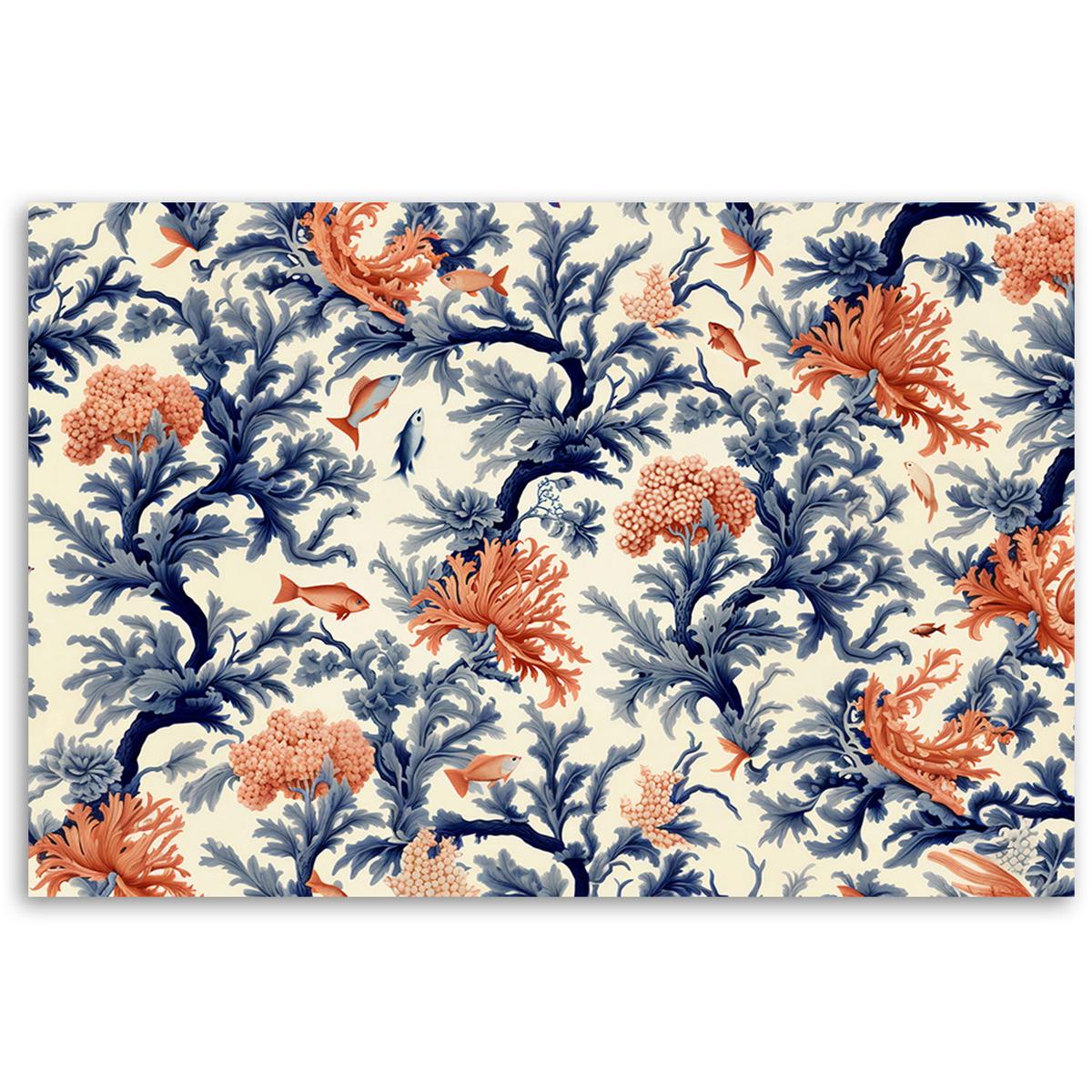 KUNSTDRUCK Orange 120/80 cm - Orange, Textil (120/80cm) - KUNSTLOFT